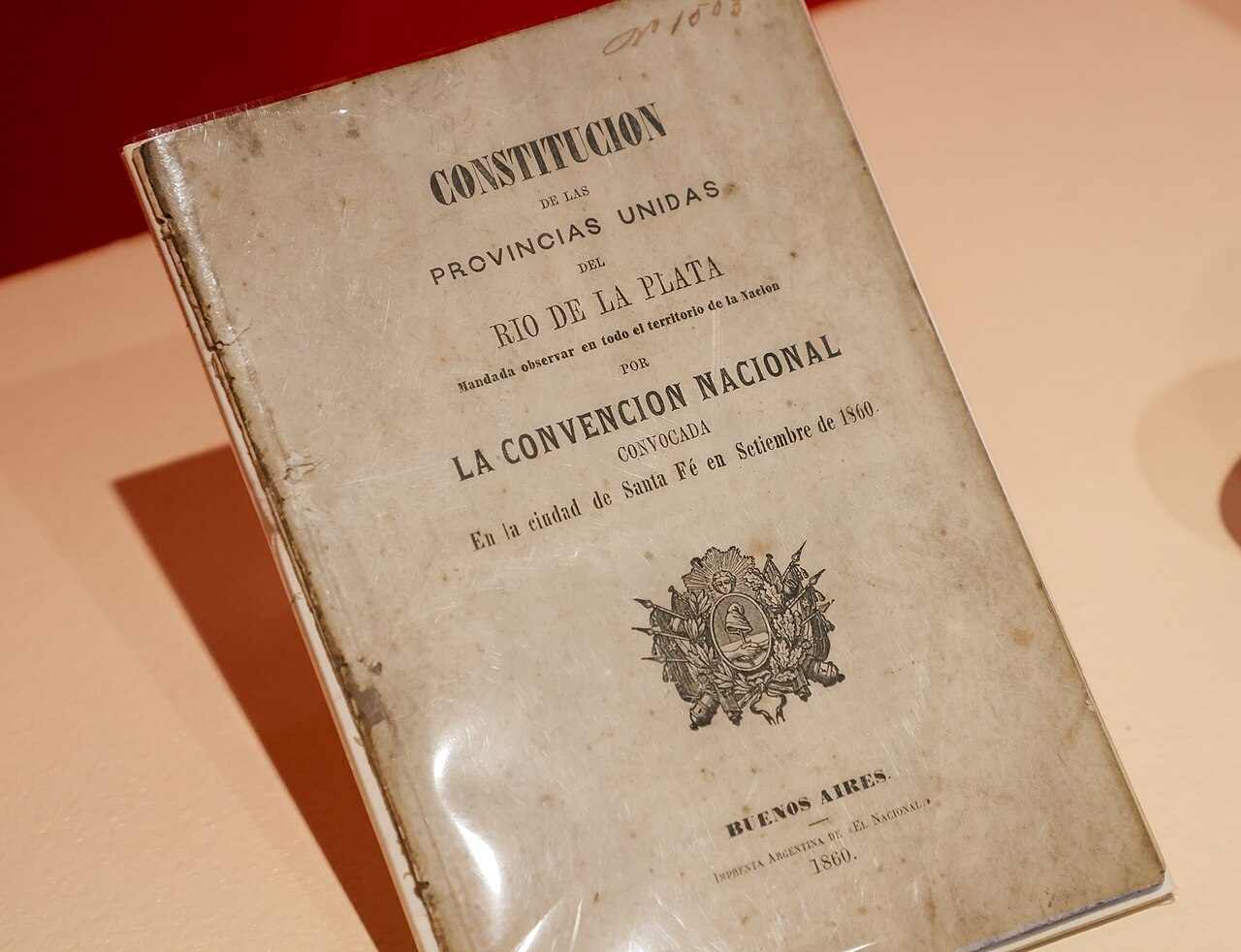 Ejemplar original de la reforma de 1860