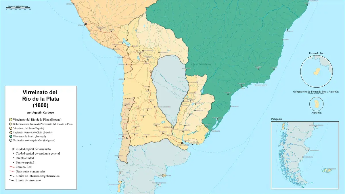 Virreinato 1800