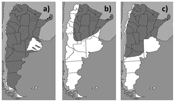 Distribución de las serpientes venenosas de la Argentina.